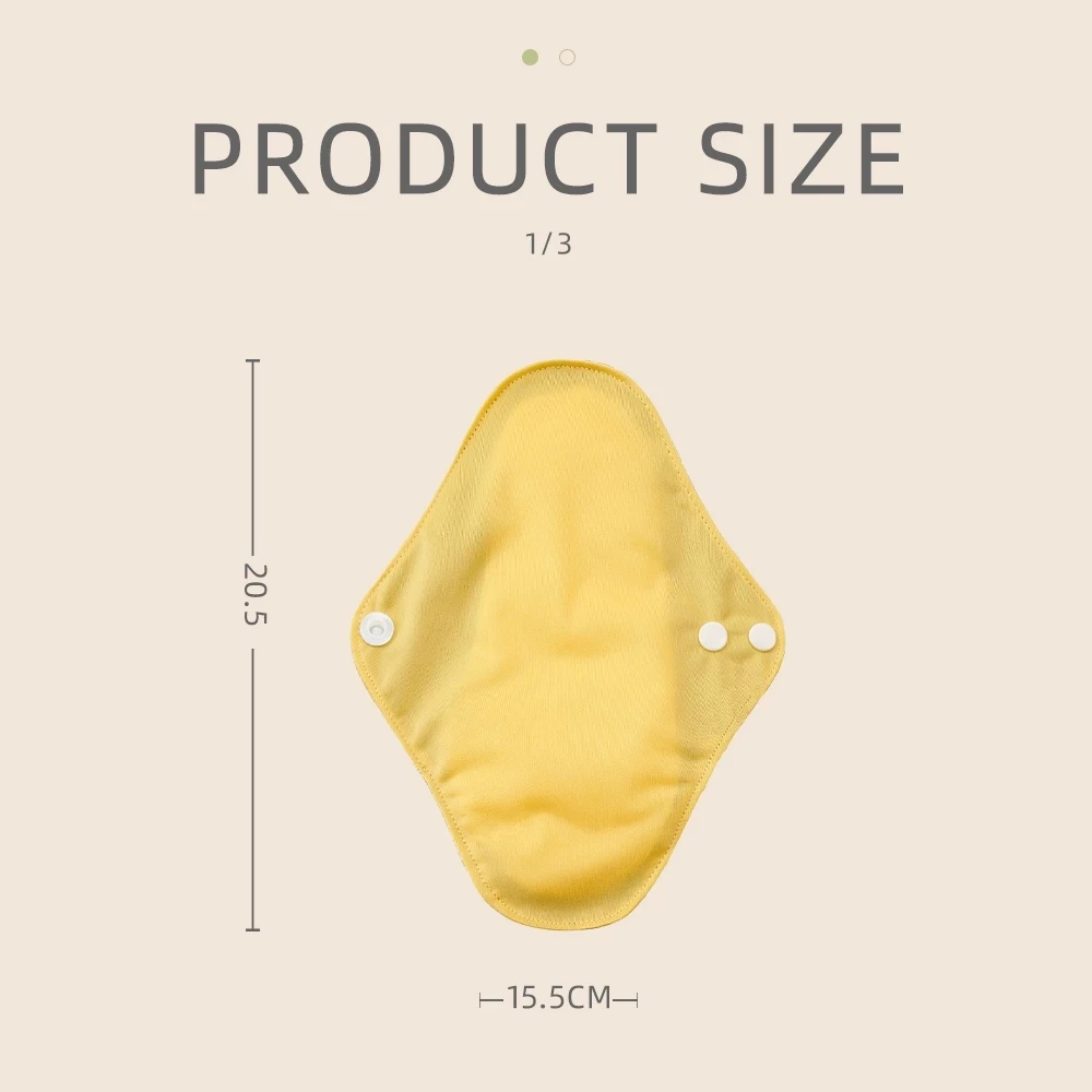 HappyFlute 5pcs/set Random Reusable Menstrual Pads Sanitary Napkin Absorbent Menstrual Ecological Cloth Pads With Fashion Prints