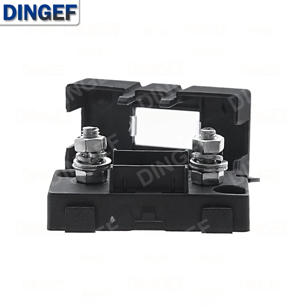 ANS Trumpet Fork Plug Fuse 32V 40A 50A 60A 70A 80A 100A 125A 150A 200A Bolt Fixed Insurance Film ANS-8 Safety Plate Base 1Set