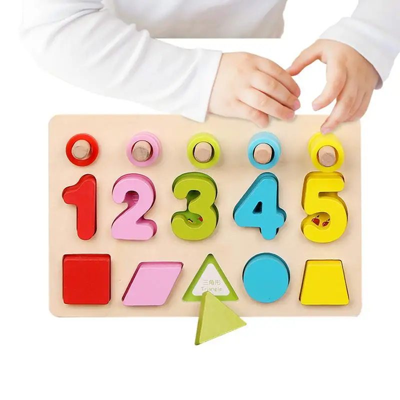 Color Matching Block Toy Color Recognition Puzzle Board Educational Toddler Sensory Game Preschool Training Activity For