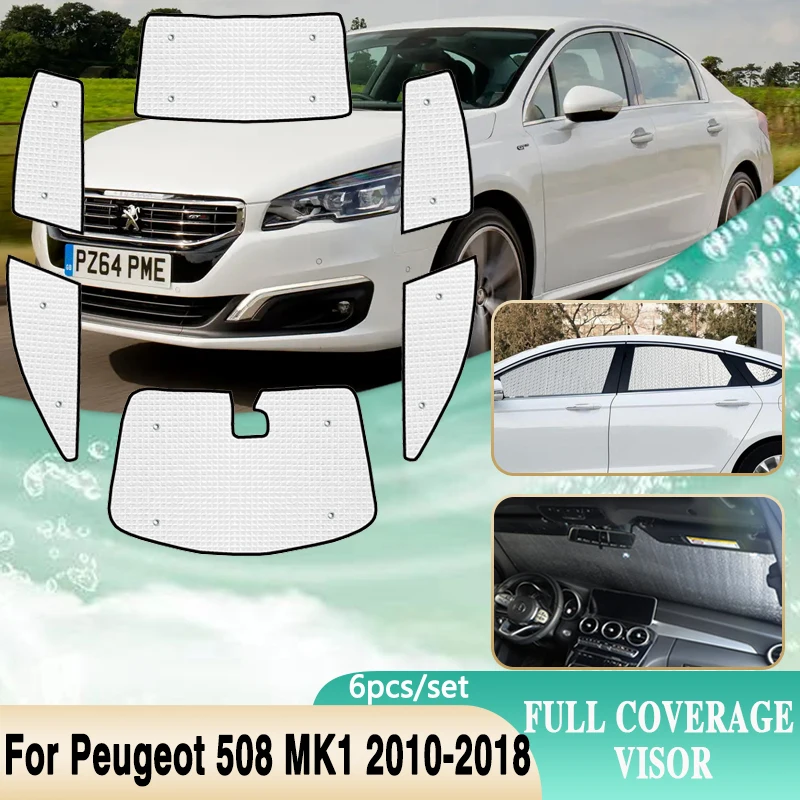 

Full Coverages Sunshades For Peugeot 508 2010~2018 Sedan Windshield Windows Visor Car Accessories 2011 2012 2013 2014 2015 2016