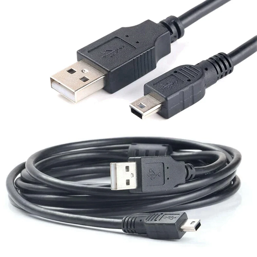 

Data Charging Cable Adapter USB 2.0 A Plug to Mini 5 Pin B Best Black Length 30-500 cm Data Cable usb extension cable