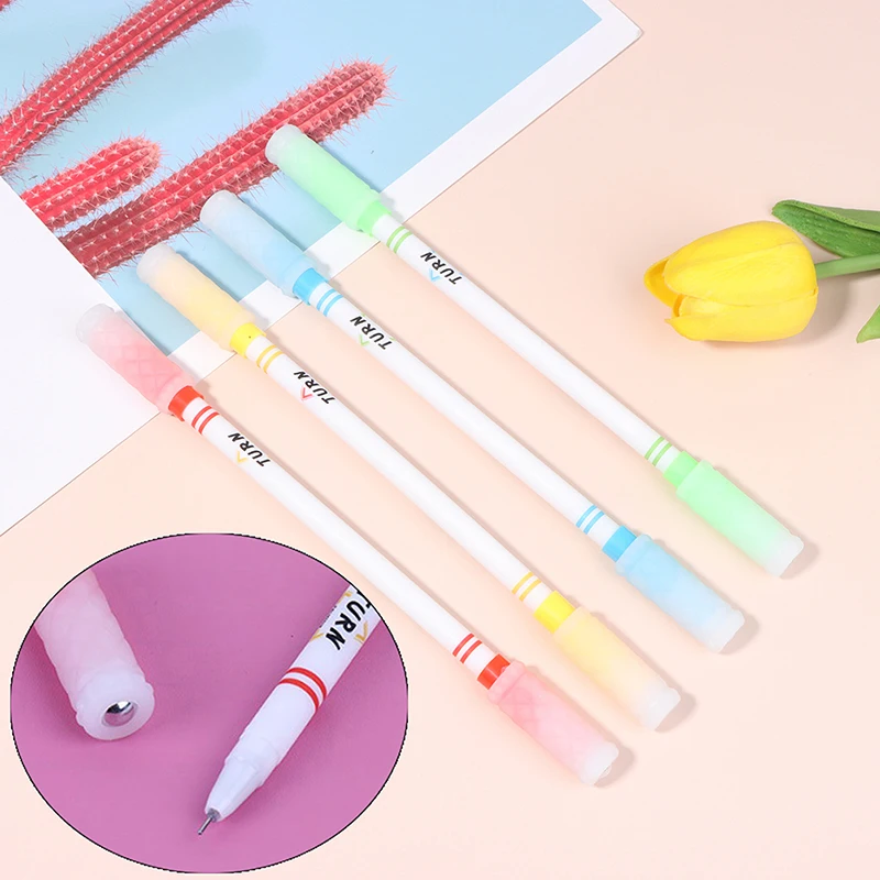 

1Pc Random Color Creative Gel Ink Pen 0.5mm Funny Rotating Pen Spinning Relaxation Gaming Pens