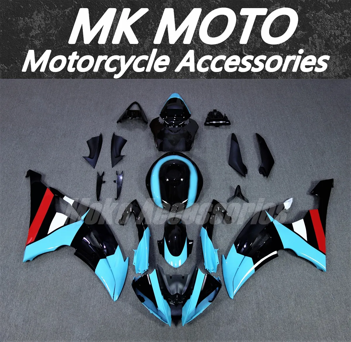 

Комплект обтекателей для мотоцикла, подходит для YZF R6 2008 2009 2010-2014 2015 2016, кузов высокого качества ABS, новый черный