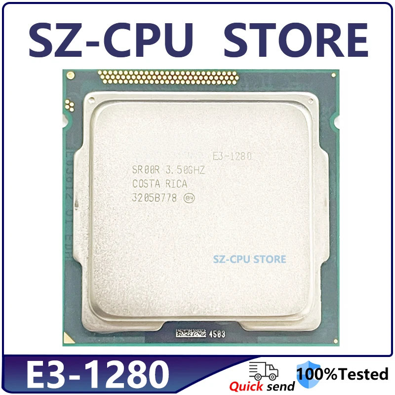 Intel Xeon E3-1280 V2 CPU Quad-Core SR0P7 3.6 GHz 8M 5 GT/s LGA 1155 Processor - View #9