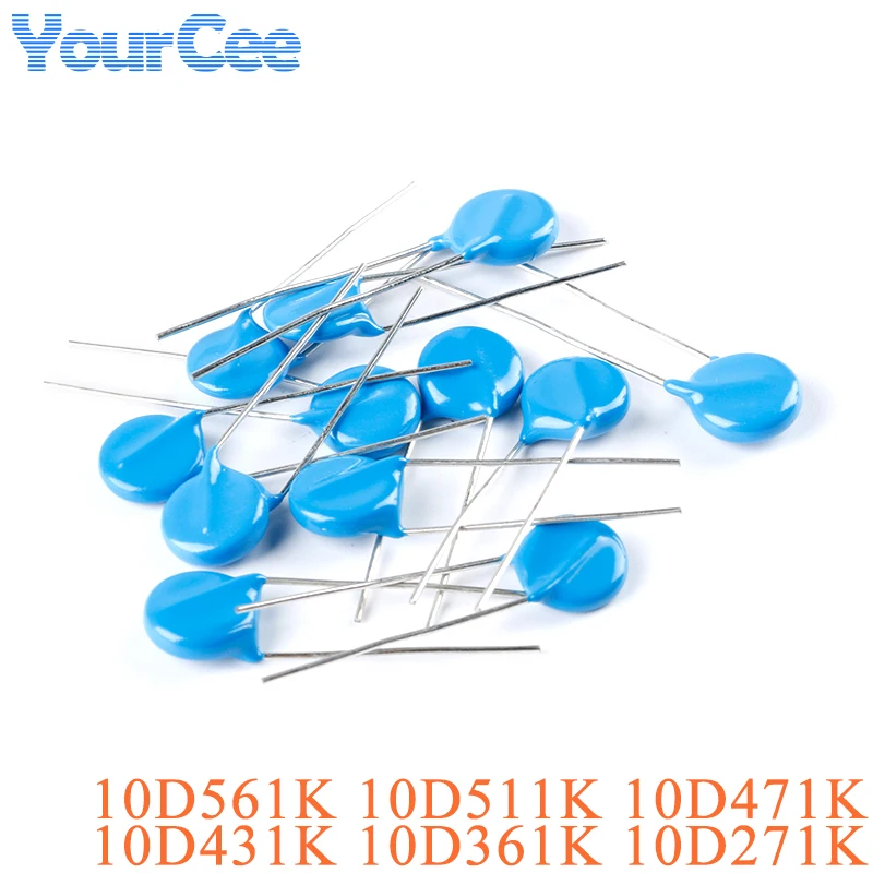 20pcsMOVVaristorPiezoresistorDIPResistorResistence10D561K511K