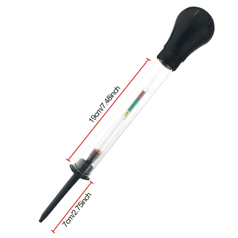 Car Battery Hydrometer 1.10-1.30 Electrolyte Rapid Tester Fast Detection Tool Level Density Lead Acid Specific Gravity Suction 6