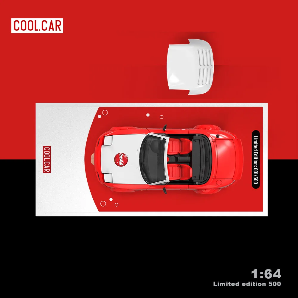 CoolCar /CC 1:64 MX5 Red Painting Simulation Alloy Car Model for Collection&Display&Gift 