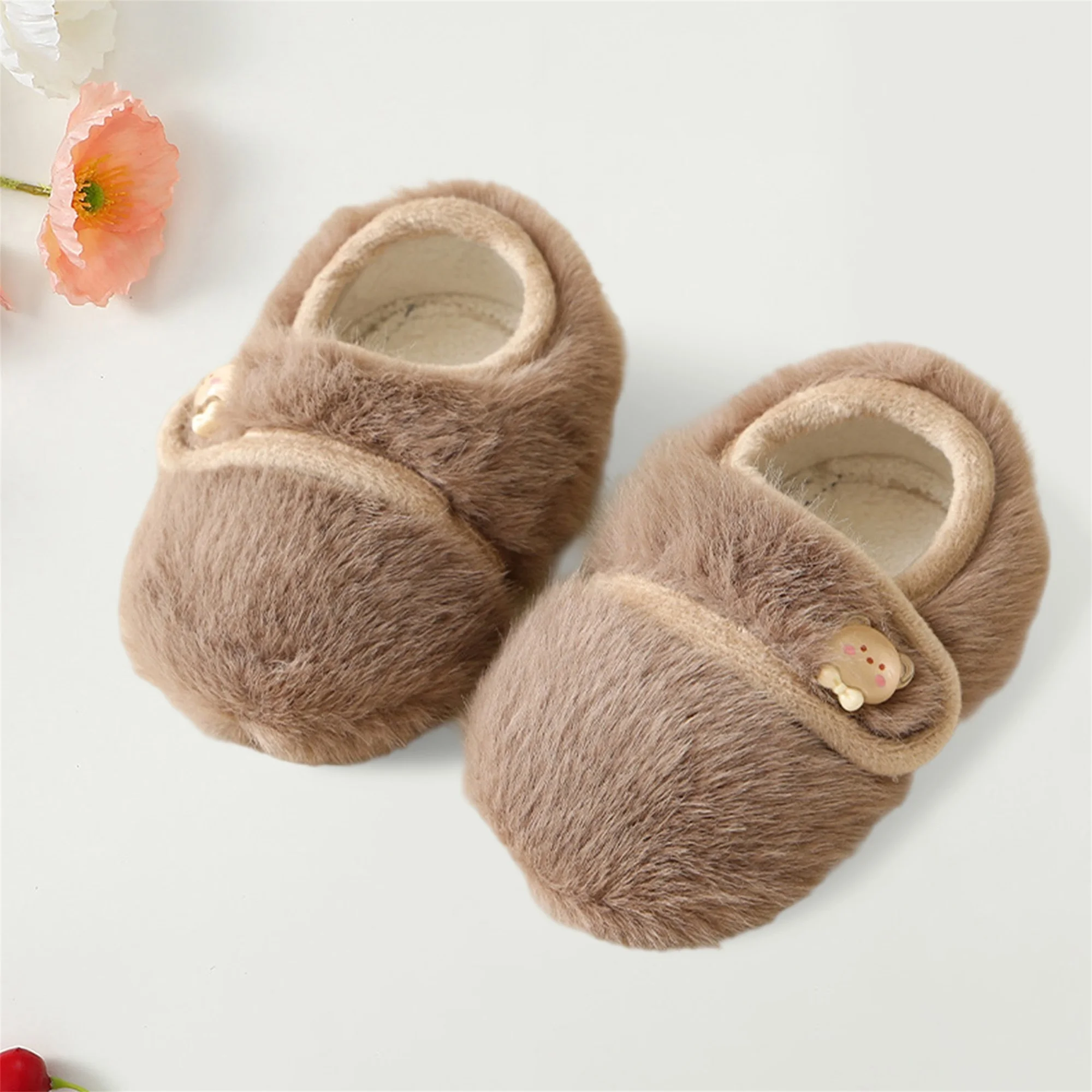 Cute Toddler Winter Boots Cozy Faux Fur Lined Snow Boots for Baby Boys Girls First Steps Non-slip Soft Sole Warm Shoes Sd1575d176d0d4912a9fe1858d4ba85b4W