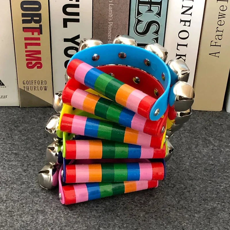 Orff Musical Instruments Wooden Baby Children's Educational Toys for Toddler Early Education Toys Color Semicircle Hand Bells