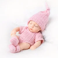 Mini 7 Inch Reborn Doll  Sleeping Baby Doll 19cm Born Dolls Baby Toys ,The Best Gift for Girls.