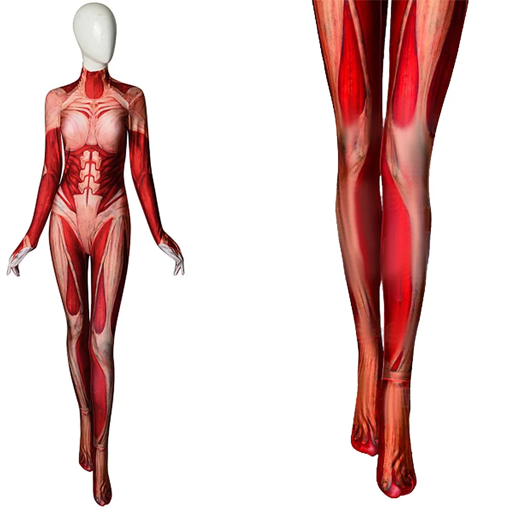 Attack on Titan: Annie Leonhart | Survey Corps Spandex Zentai Cosplay Costume Set 25 Annie Leonhart Spandex Cosplay Costume Attack on Titan