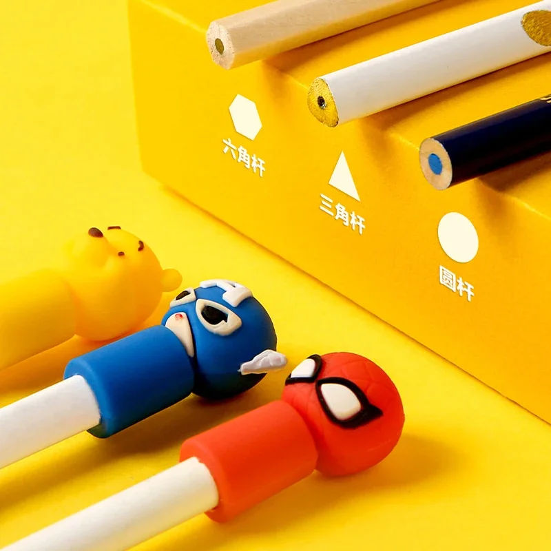 3pcs/set Disney Pencil Caps School Stationery
