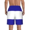 2023 Summer Polyester El Salvador Country Flag 3D Printed Men's Board Shorts Beach Pocket Running Summer Pants 4