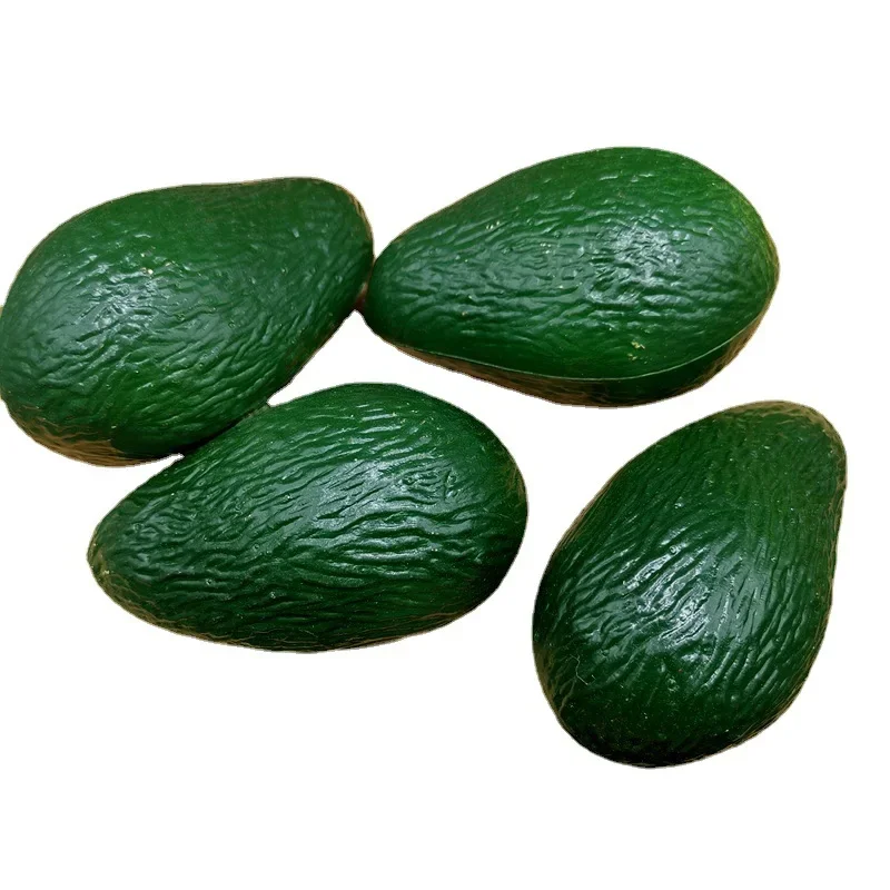 Artificial Fruits and Vegetables 5.7x9.5cm Artificial Avocado Model Plastic Fake Fruits Food Photography Props Festive & Party Supplies