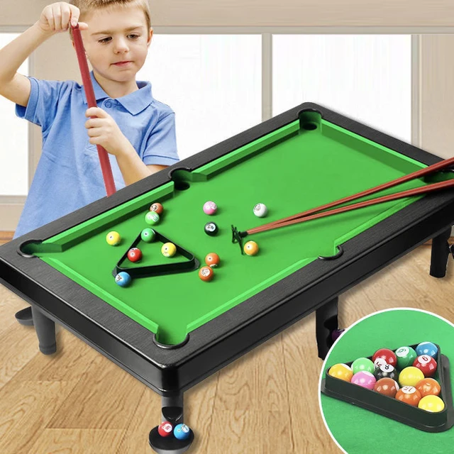 Mini Pool Table Game Tabletop Desktop Billiards Game,Mini Tabletop Set Parent-Child Interactive Desktop Billiards 1