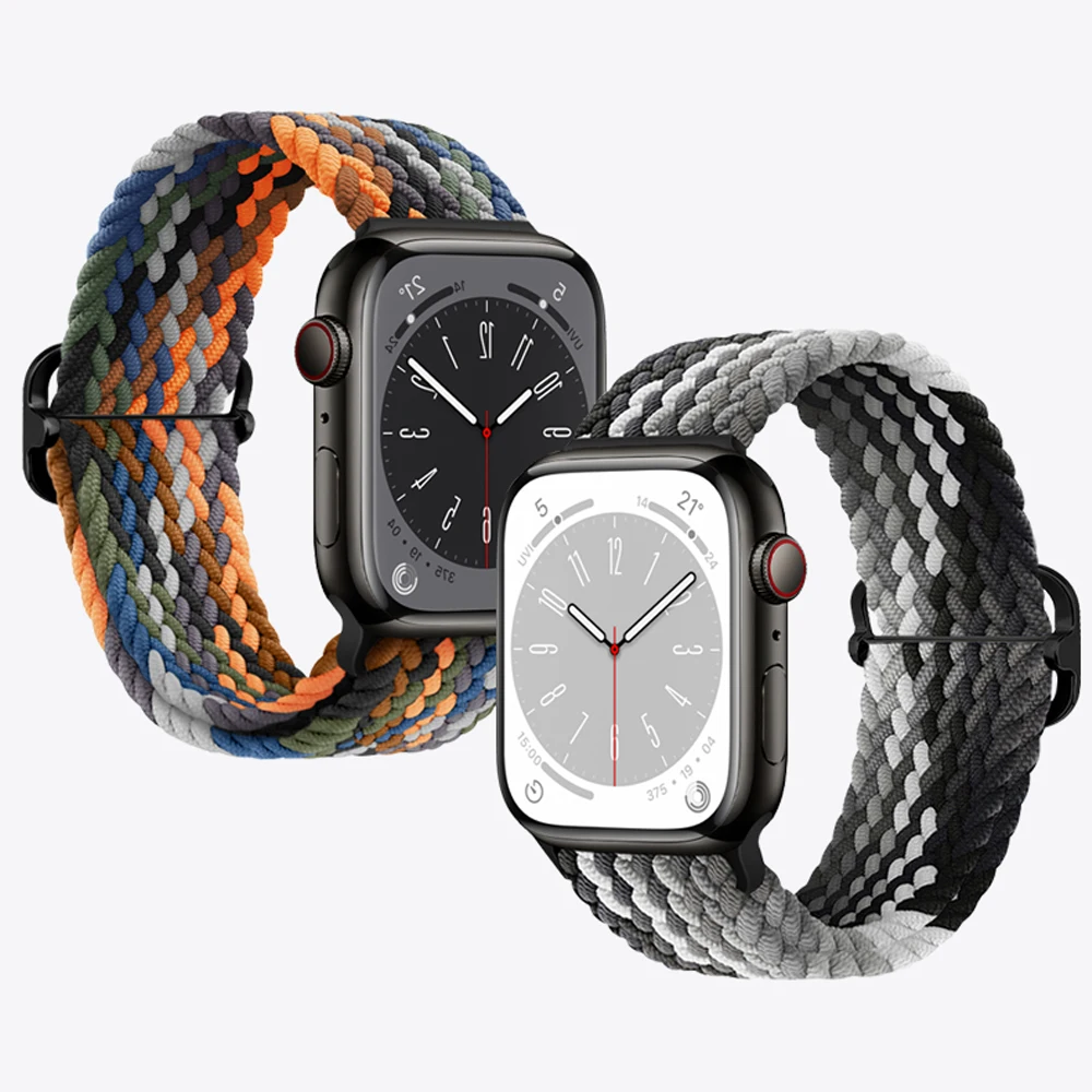 For Apple watch band 44mm 40mm 45mm 49mm 41mm 45 mm correa Braided Solo Loop bracelet iWatch series 8 9 3 se 5 6 7 Ultra 2 Strap 2 For Apple watch band 44mm 40mm 45mm 49mm 41mm 45 mm correa Braided Solo Loop bracelet iWatch series 8 9 3 se 5 6 7 Ultra 2 Strap – Bild 2