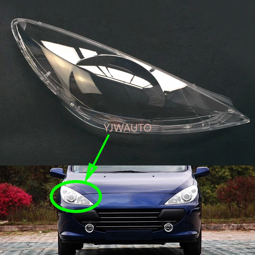 Headlamp Lens For Peugeot 307 20082013 Headlight Cover Car Light