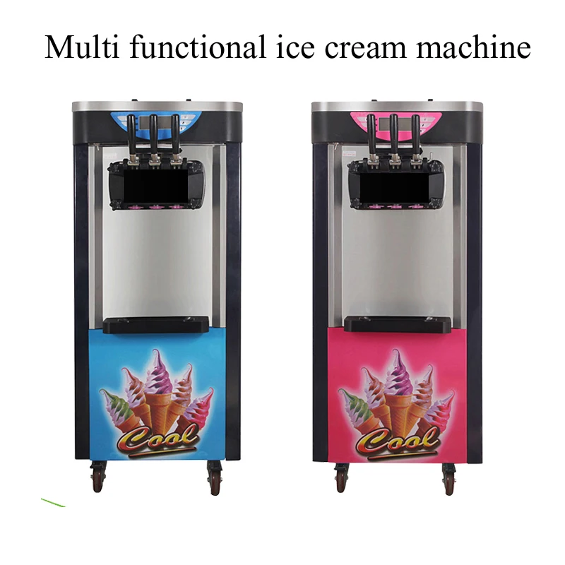 

Аппарат для мороженого, мягкая Коммерческая электрическая кухонная техника с тремя вкусами и большой мощностью 220 В/110 В