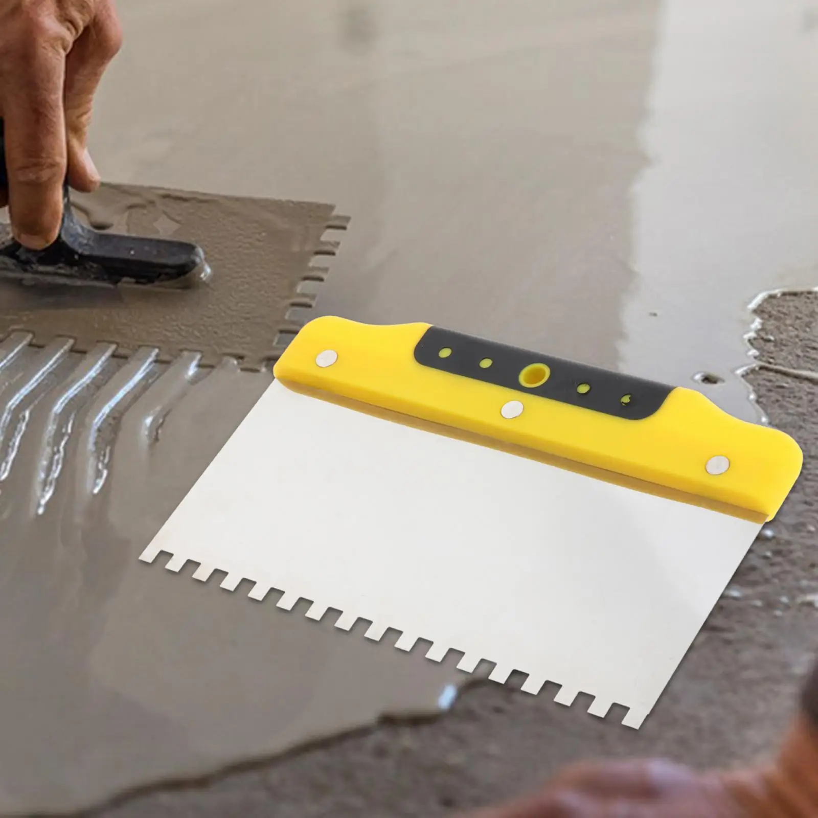 1Pcs Stainless Steel Paint Scraper Finishing Trowel Grout Spreading Tools Putty Scraper Drywall Trowel Construction Tools