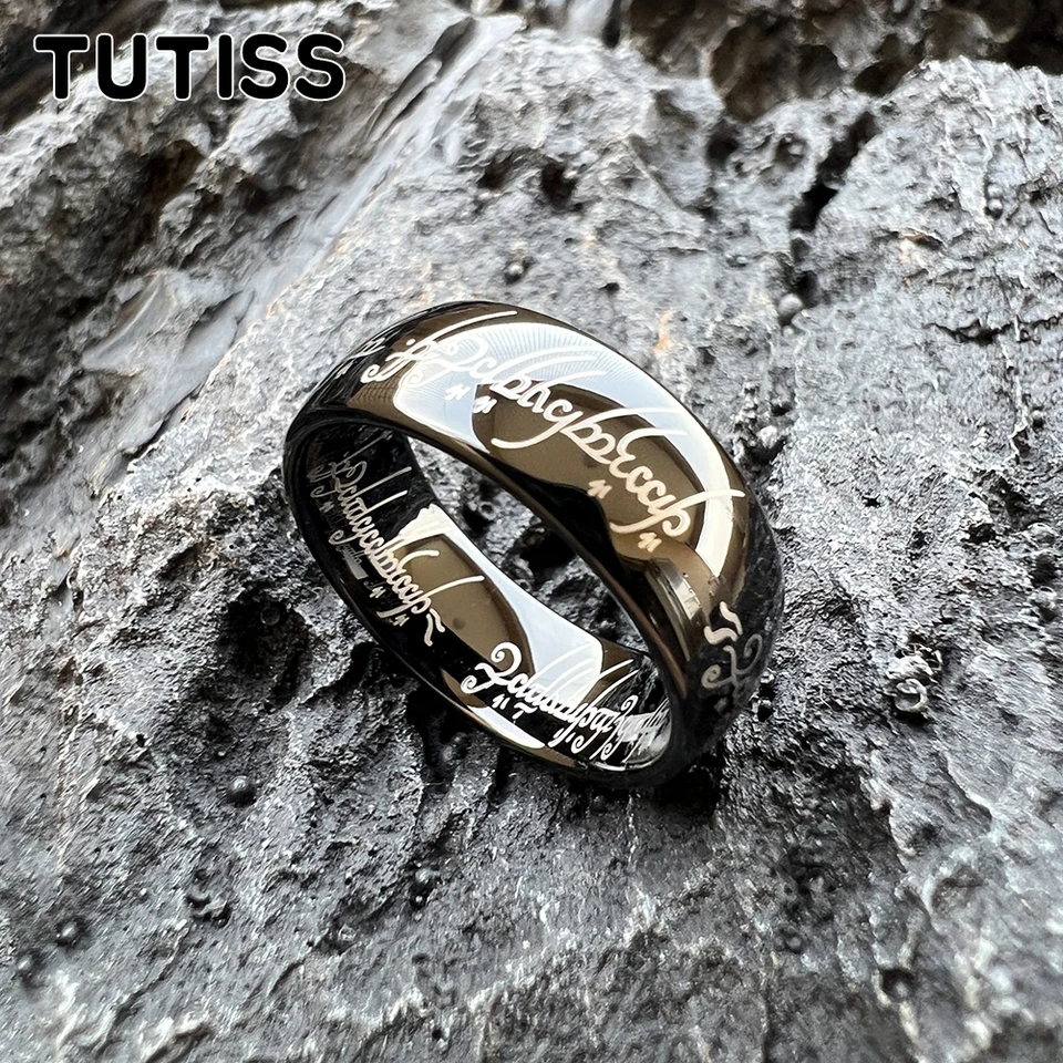 Anello Acciaio Inox Love You Anello In Acciaio Inox Per Coppia - Spazzolato Con Incisione "Love You", Regalo Romantico Unisex Anello Coppia Acciaio - Foto 7