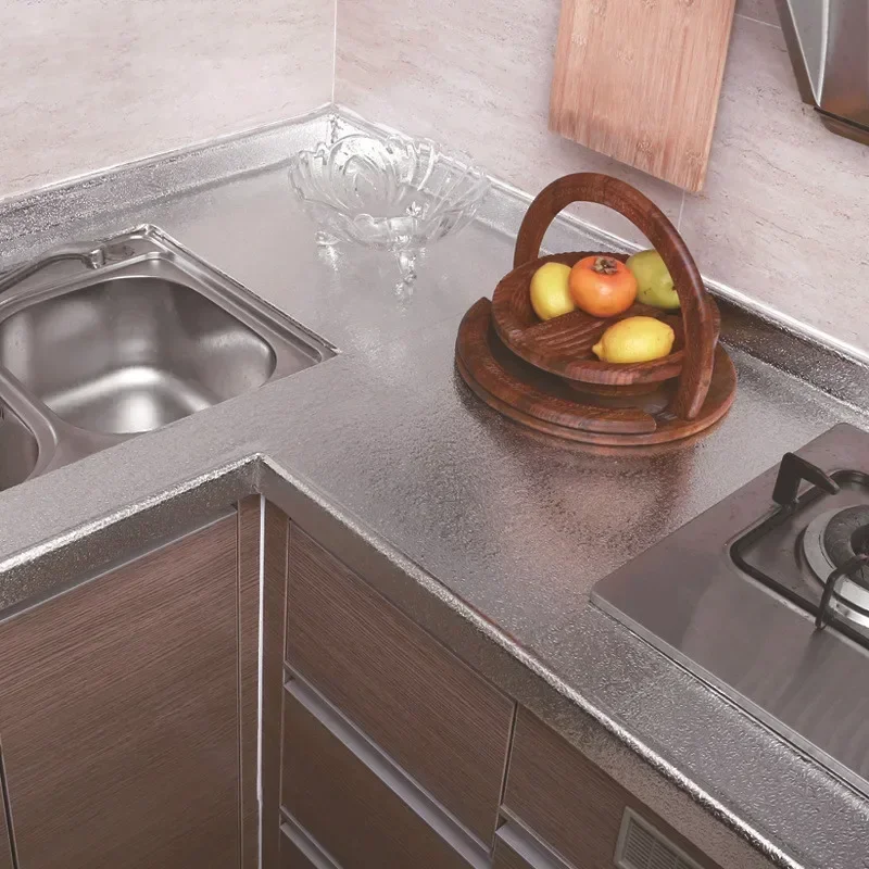

Современная кухонная маслостойкая самоклеящаяся бумага, устойчивая к загрязнениям высокотемпературная алюминиевая фольга, газовая плита, обои