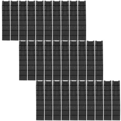 30 Pcs Foot Pad Furniture Level Spacers Shims and Wedges for Leveling Floor Leveler Chair Stoppers Prevent Sliding Plastic