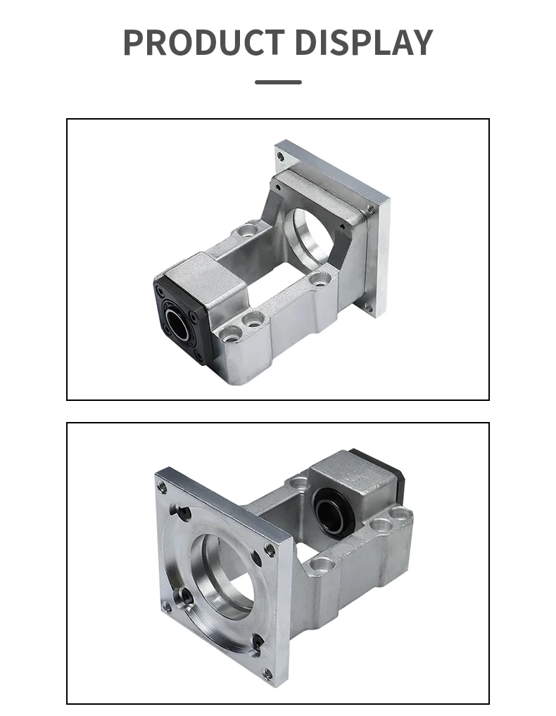 Motor Integrierte Sitzschraube Unterstützung Sitzlager Aluminiumguss HM12-57 HM12-60 HM12-86 Motor Feste Halterung Für Nema23/24/34 – Detail 33