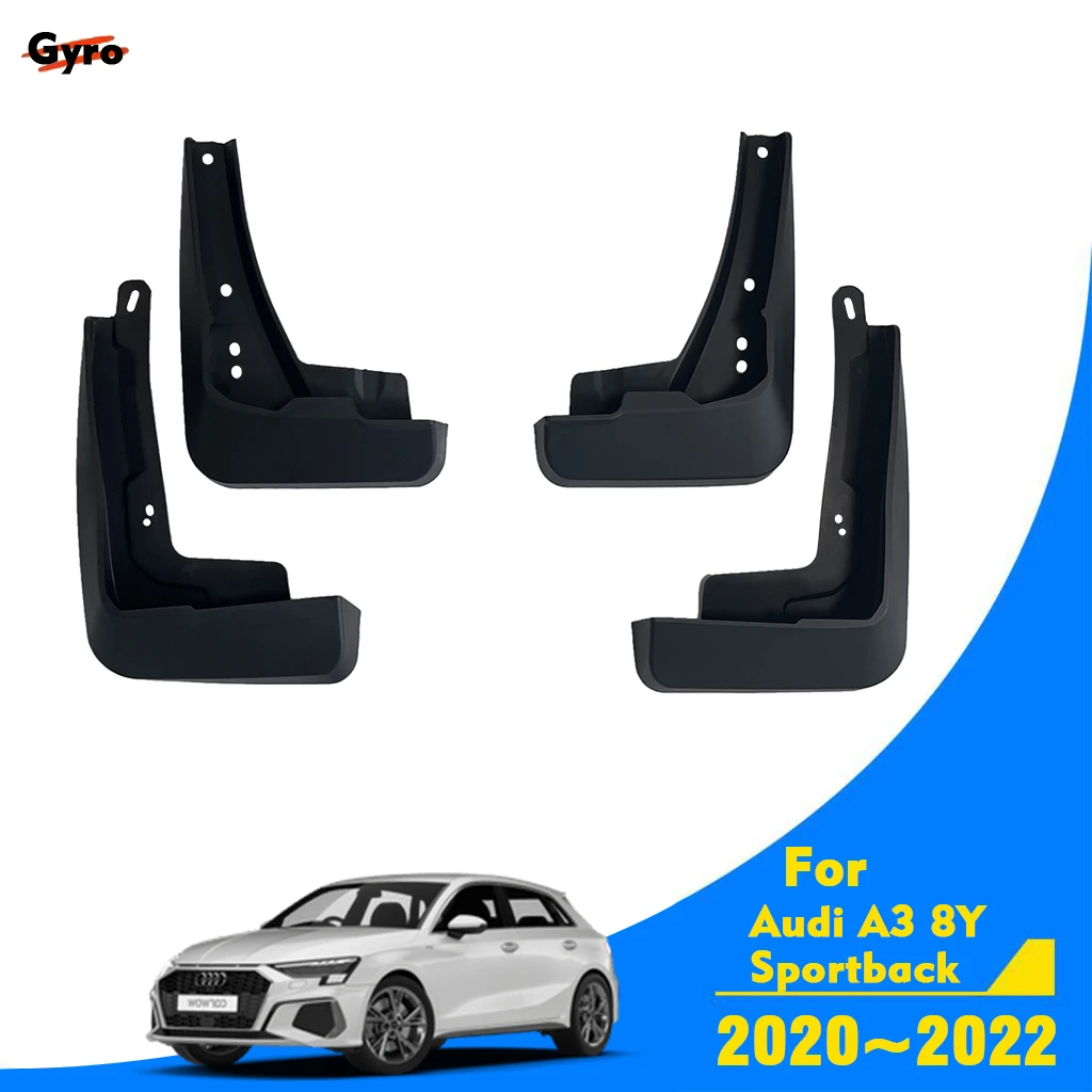 For Audi A3 Sportback 8Y 2020 2021 2022 Car Mudguards Mudflaps Fenders Splash Mud Flaps Duraflap