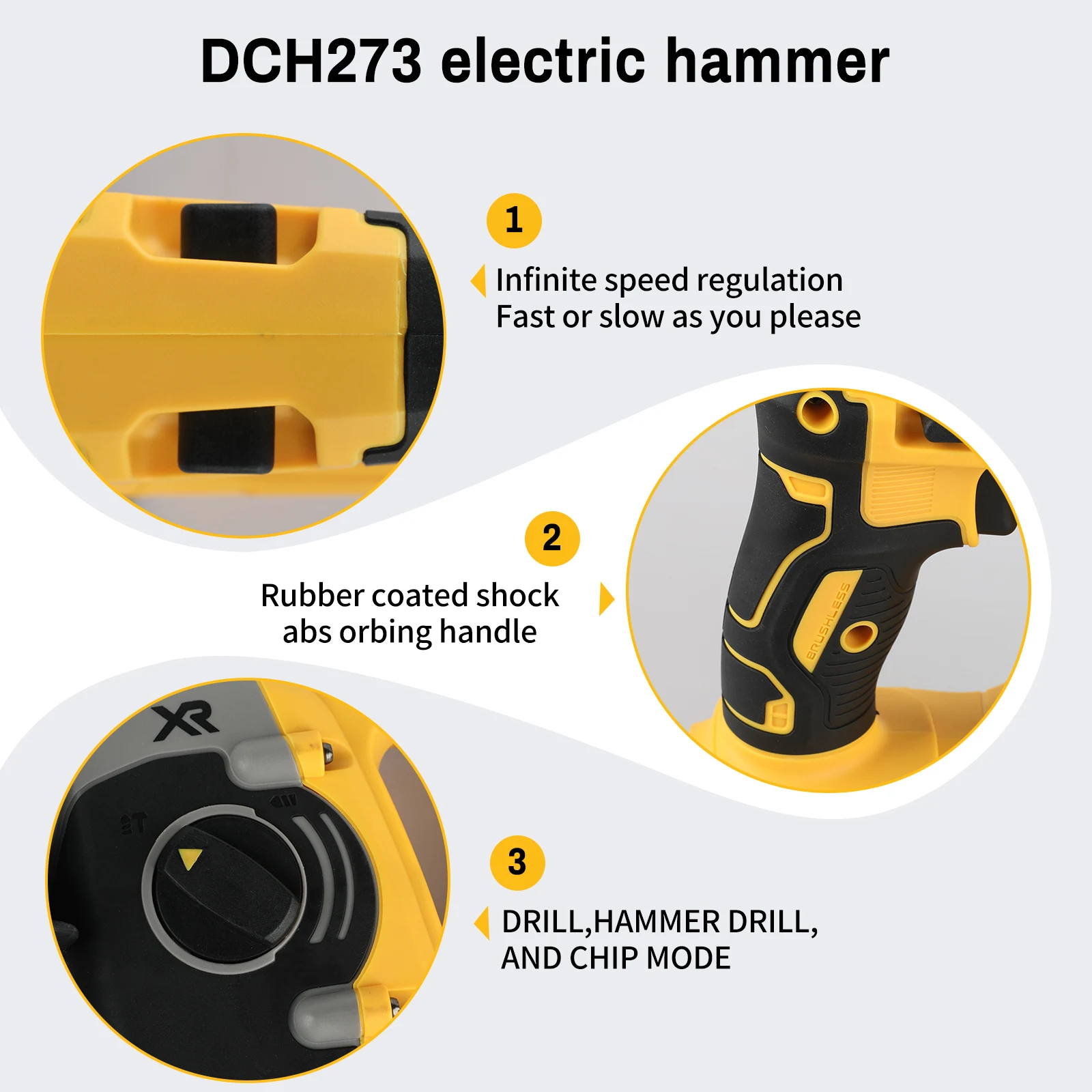 Brushless Rotary Hammer Drill 3