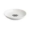Pet Cat Bowl Snack Canned Tray Not Easy To Tip Over Cat Food Bowl Porcelain Cat Plate Dog Food Bowl Pet Supplies 5