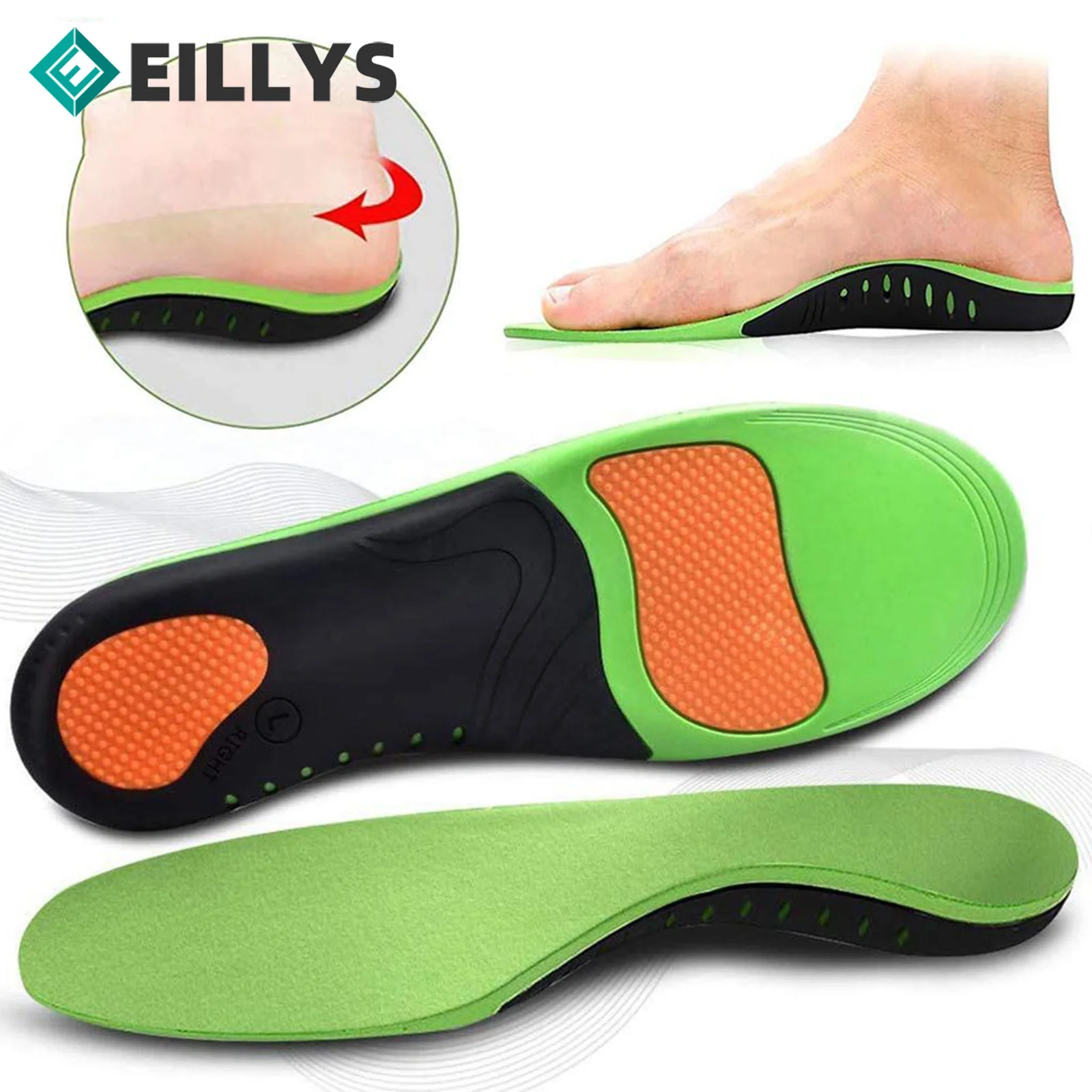 FeetArchFootPadInsoleFlatFootArchSupportSportShoesInsertXo