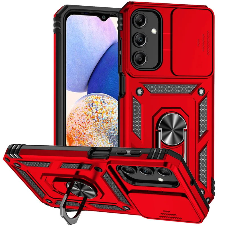 thumbnail image 1 of Slide Camera Lens Case For Samsung Galaxy A13 A23 A33 A53 A73 A22 A32 A52 A72 5G Armor Shockproof Coque For A04S M13 M23 M33 M53, 1 of 5
