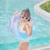 Swimming Ring Sequin Starry Sky for Kids Adult Children Inflatable Pool Foats Tube Giant Float Boys Girl Water Fun Toy Swim Laps 3