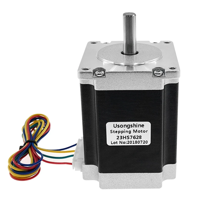 

Retail 23HS7628 23 Stepper Motor 4 Lead For CNC Engraving Machine Grinding Foam Plasma Cutting Engraving Machine