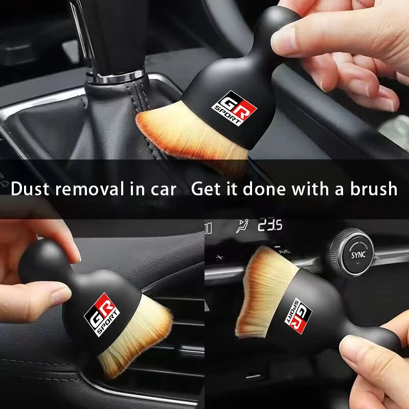 

For Toyota GR Gazoo Racing GR Sport Exterior car interior air conditioning outlet cleaning brush brush gap dust removal brush