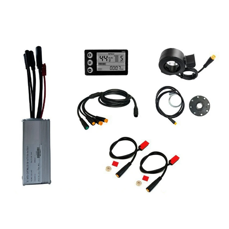 

36V 48V 750W E-Bike 25A Sine Wave Brushless Controller Accessories With S866 Display E-Bike Light Display