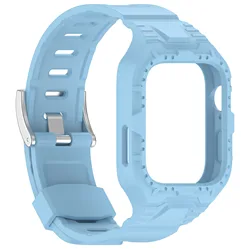 Versatile Smartwatch Accessory Set with Screen Protector and Sports Strap for Huawei Fit 3 (Light blue)