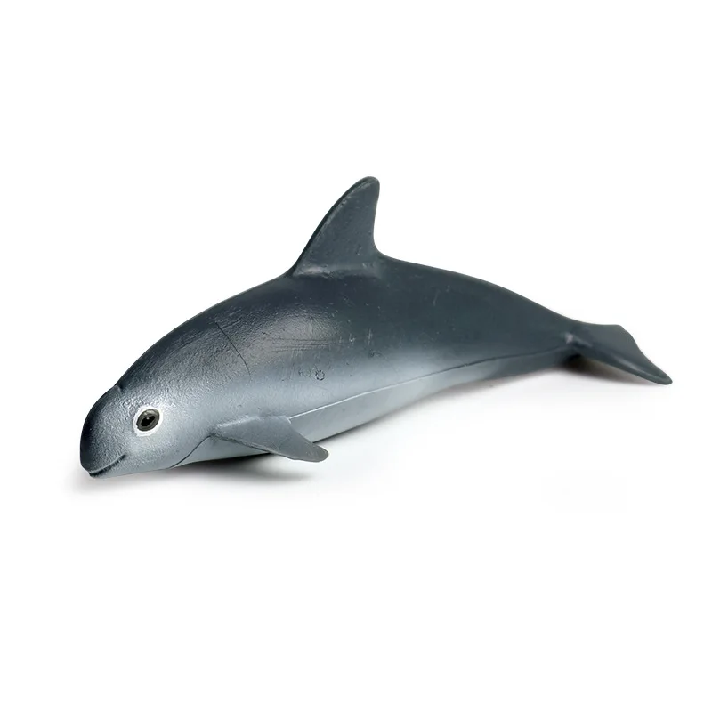 Children's toys simulate solid marine animal models with plastic ornaments Dolphins, Sea creatures and Gulf porpoises.