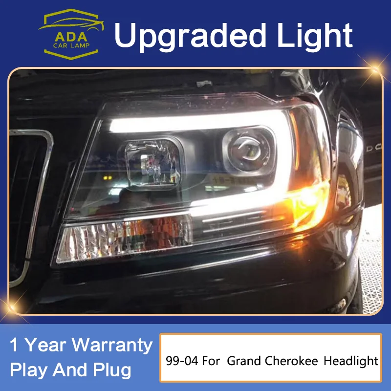 Front Lamp Accessories for Headlight Grand Cherokee Jeep Compass Headlights 1999 2000 2001 2002