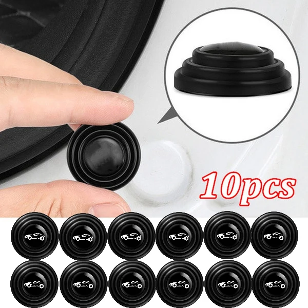 20 Tapis Silicone Anti-Choc - Portes Voiture - Anti-Bruit - Adhésifs Réutilisables