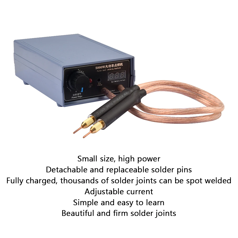 

5000W Mini Lithium Battery Spot Welder DIY Kit 18650 Battery Pack Welding Tool High Power Portable Handheld Small Spot Welder