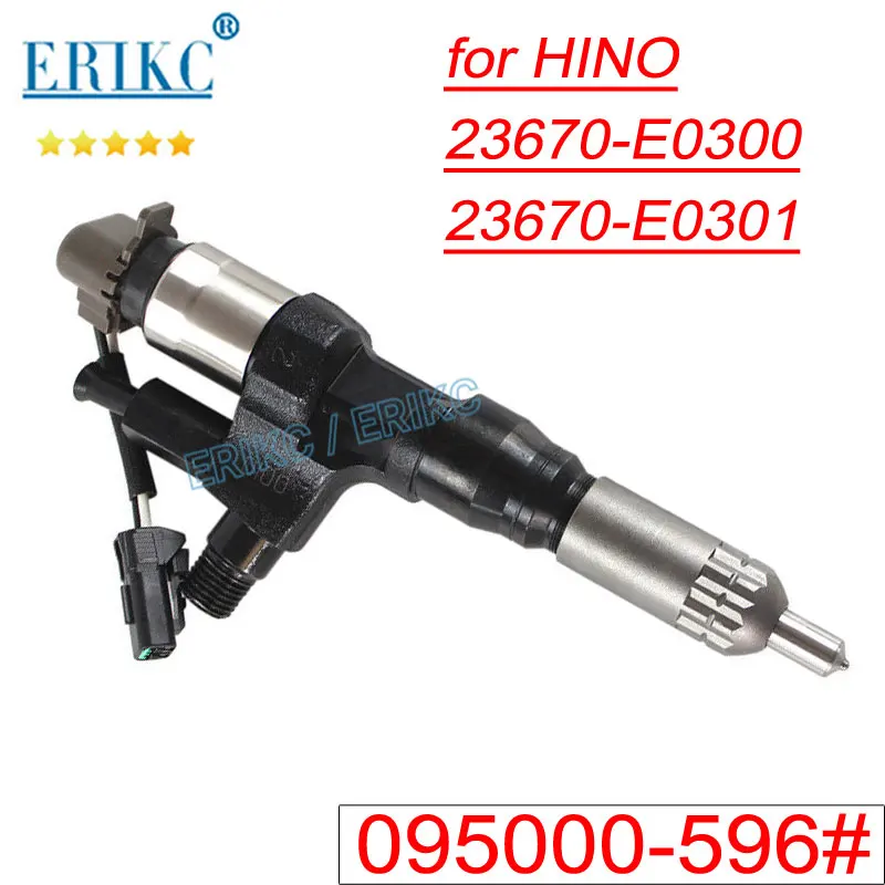 

23670-E0300 095000-5961 Fuel Injection Sprayer 095000-5960 Diesel Common Rail Injector Assy For DENSO HINO J07E J08 23670-E0301