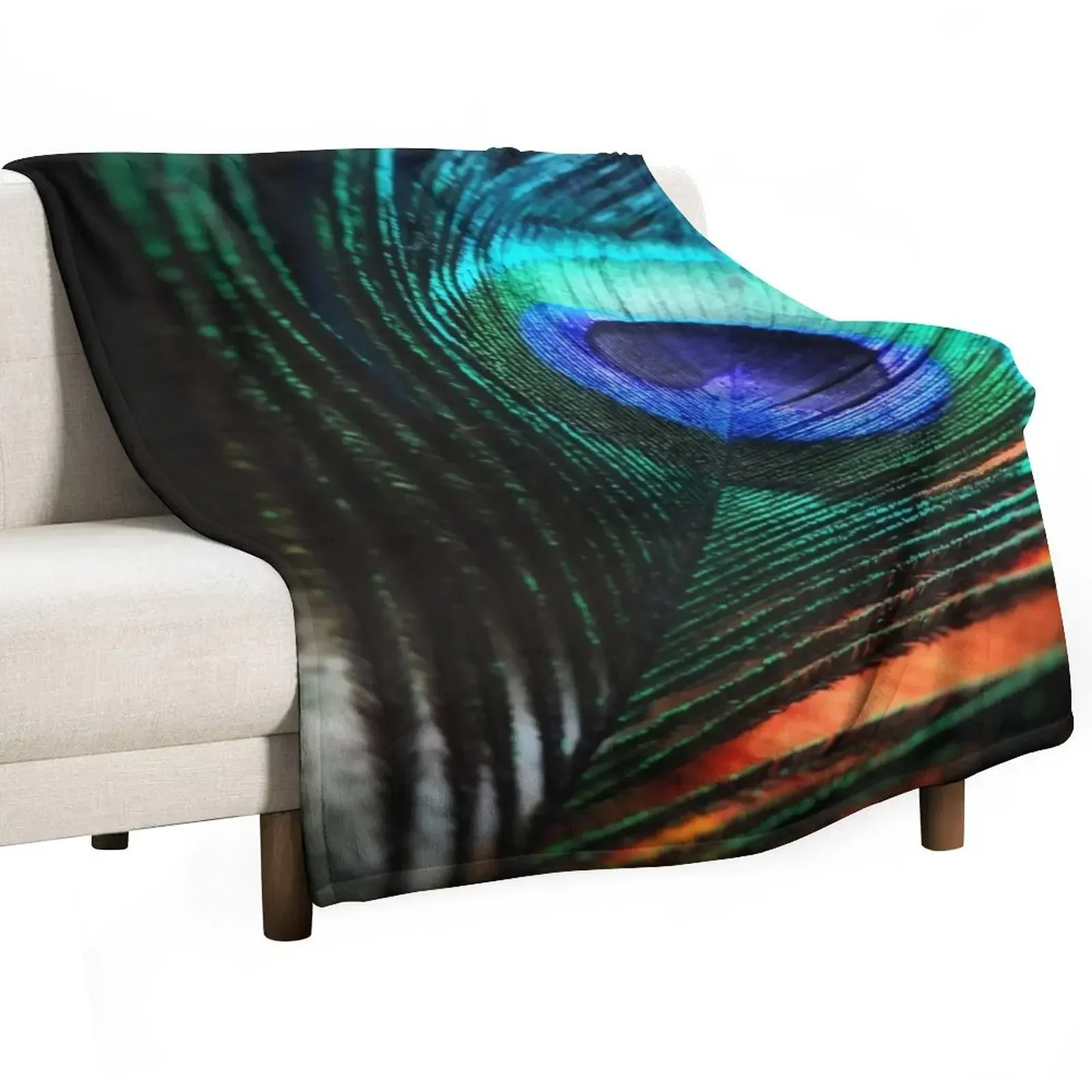 

Peacock Feathers Throw Blanket Thins Summer Beddings Luxury St Blankets