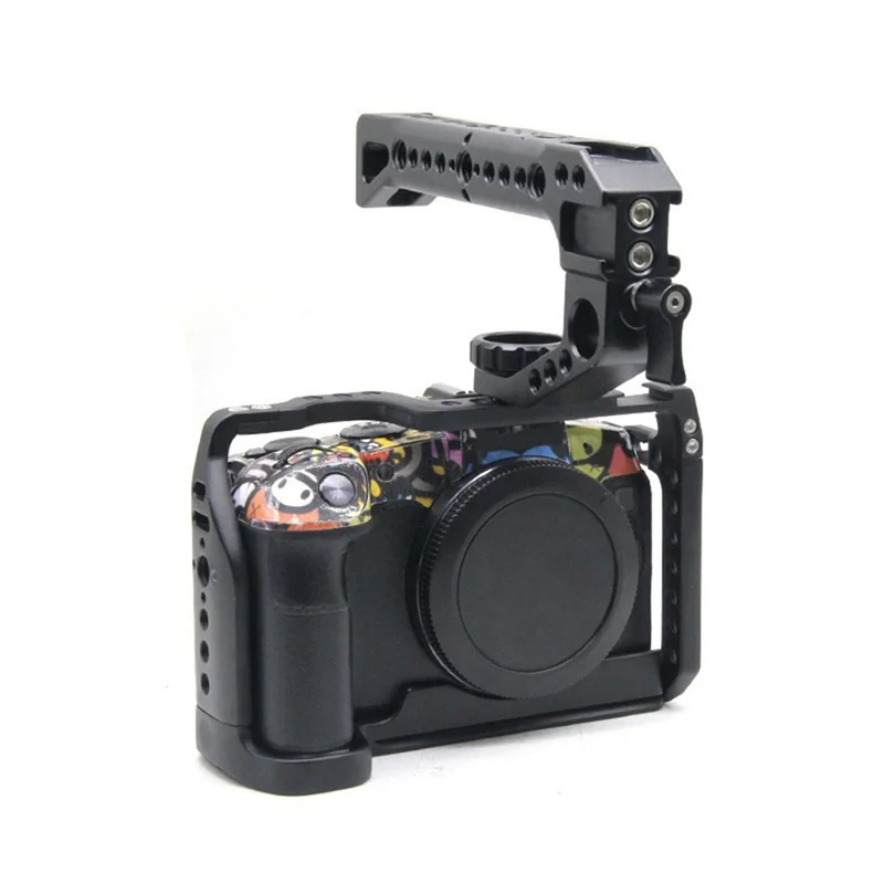 DSLR 카메라 래빗 케이지 캐논 EOS RP 금속 보호 프레임, 운반 핸들 카메라 베이스 확장 액세서리