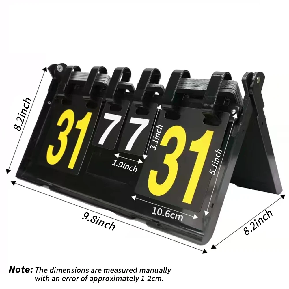 Volleyball Scoreboard Sports Basketball Football Competition 4-Digit Score Board For Indoor Exercise Sport Decoration