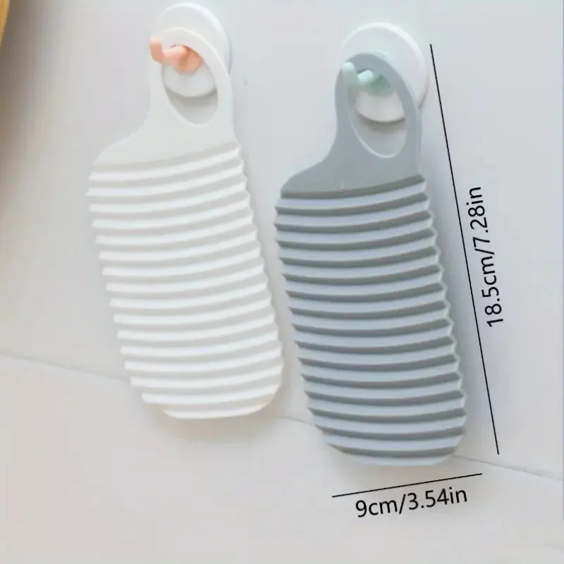 Portable Plastic Washboard with Suction Cup Multifunctional Folding Anti-Slip Laundry Board for Household Use without Electric laundry board