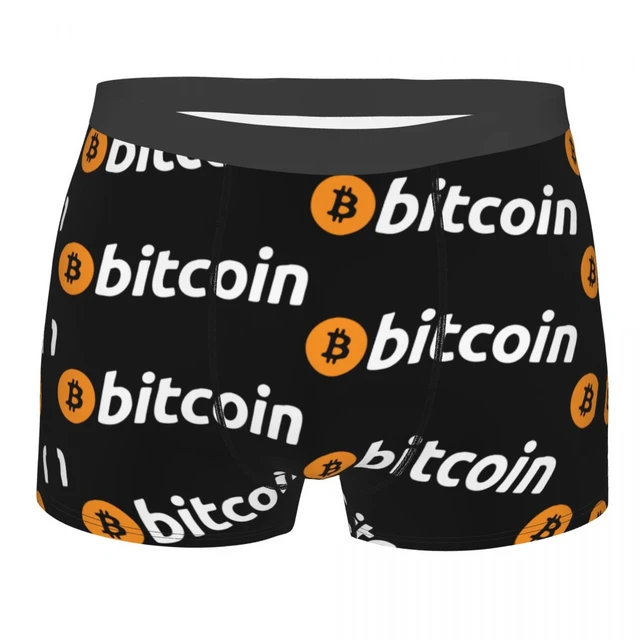 Men Bitcoin Crypto Btc Underwear Bitcoin Ethereum Blockchain Sexy