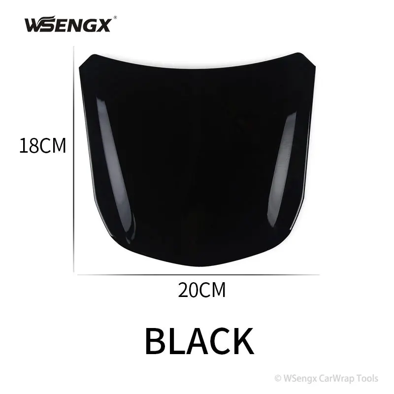 5개/세트 20*18cm TPU 소재 변색 프론트 후드 보닛 모양 스피드 미니 자동차 후드 디스플레이 (카 랩핑 필름 테스트용)