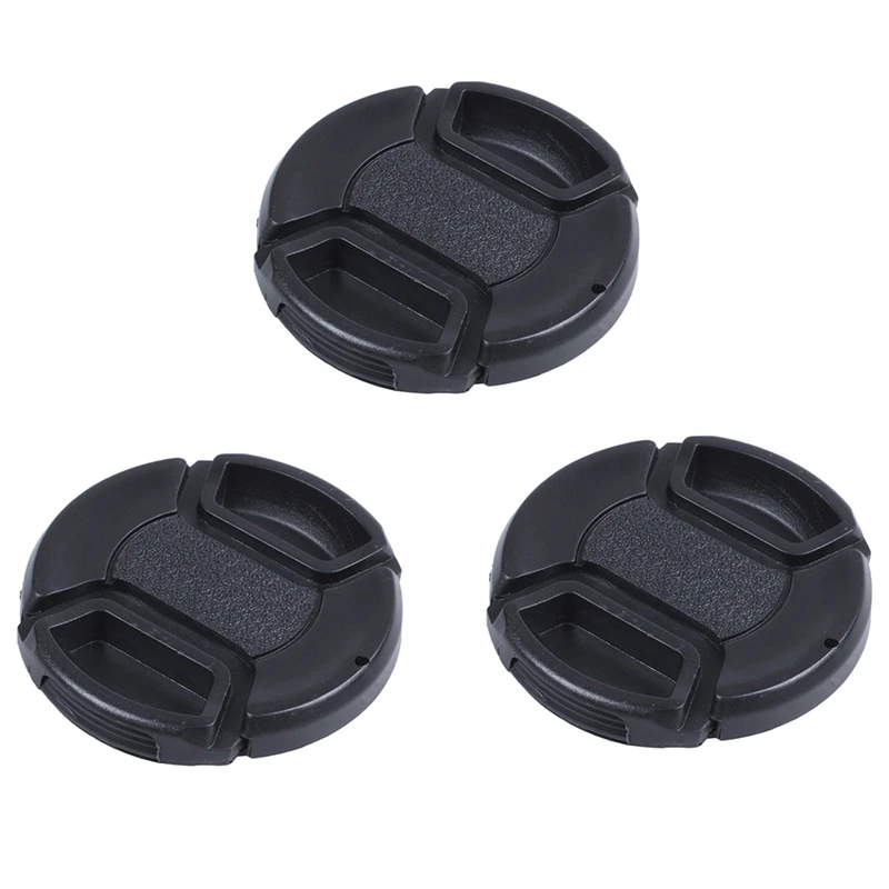 

3X 52 мм Универсальная защелкивающаяся крышка объектива-для Nikon Canon Olympus и других