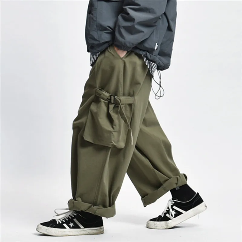 【KOOLOSET】Big Pocket Cargo Wide Pants Wide Pocket Cargo Pants (2color) - kooloset
